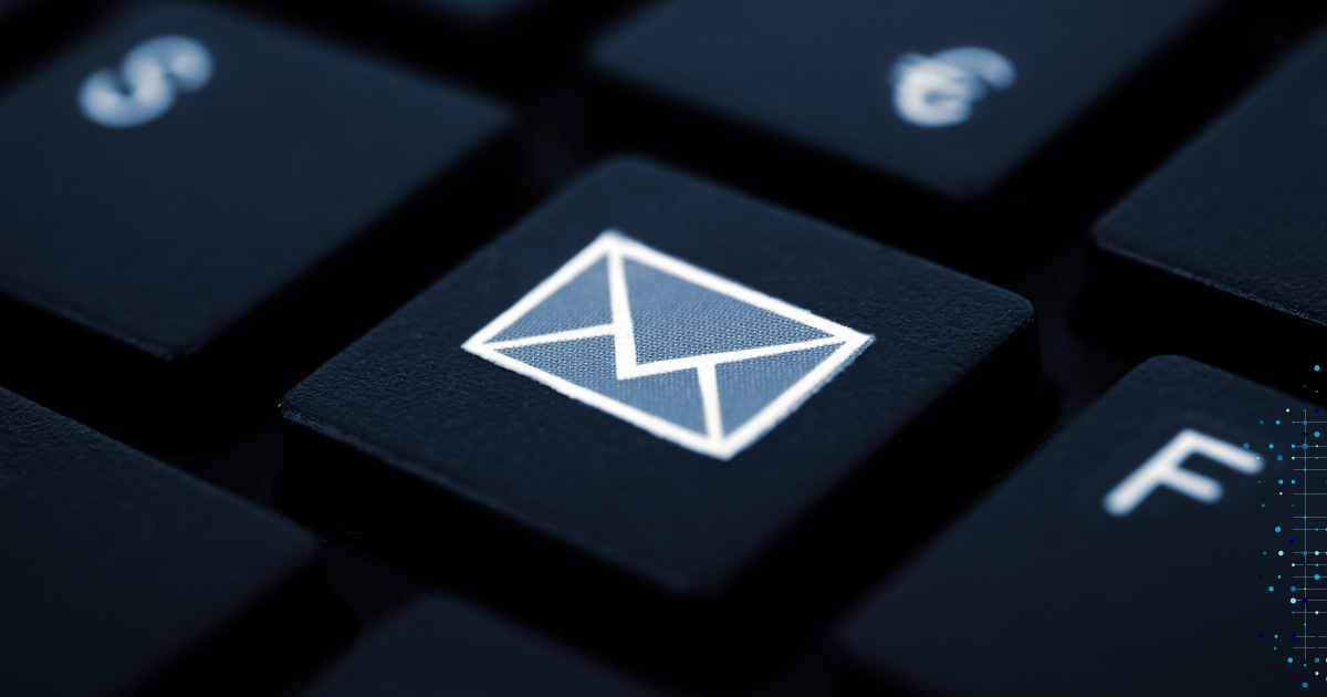Email Marketing - Email envelope icon on keyboard key